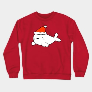 Santa Hat Harp Seal Crewneck Sweatshirt